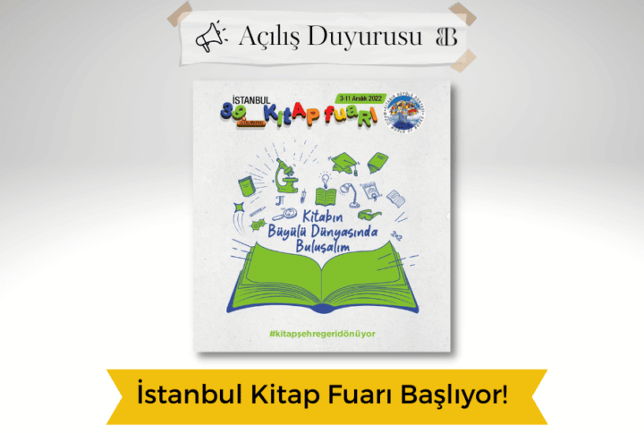 İstanbul Kitap Fuarı Başlıyor!