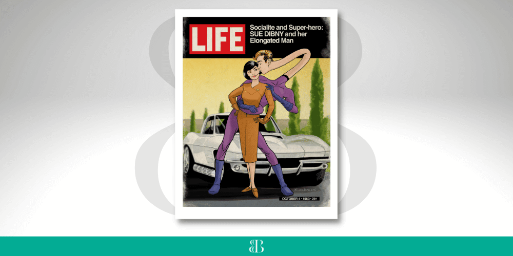 çizgi roman aşkları - Elongated Man and SUE DIBNY