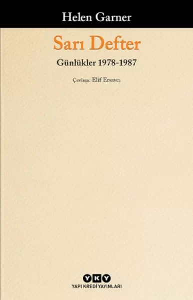 Sarı Defter- Günlükler, 1.cilt, 1978-1987